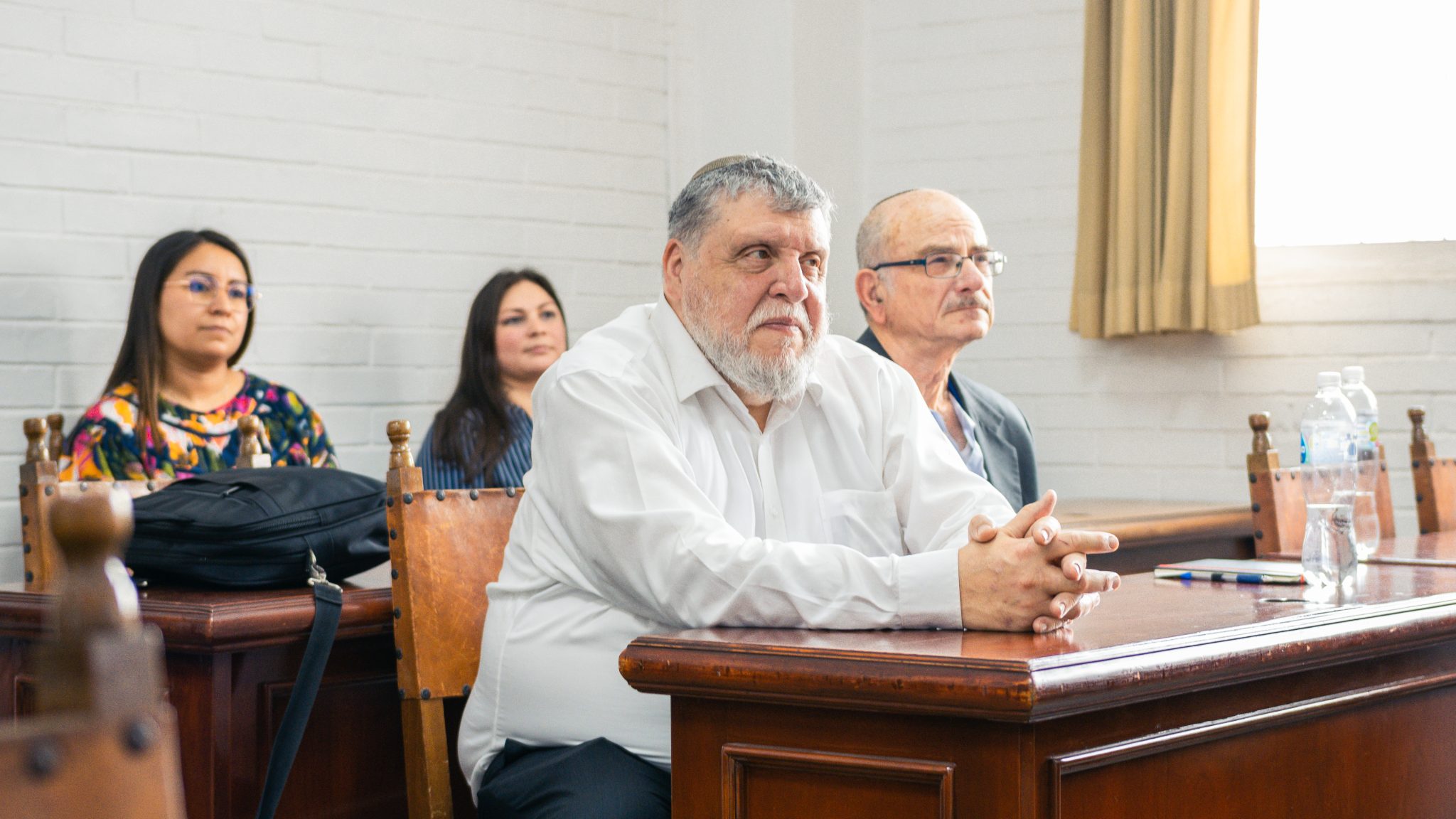 Feuerstein Institute team touring UNIS-Misha Maegli Clinic Guatemala educational inclusion facilities